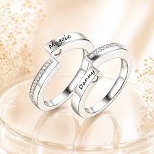 Personalised Couple Promise Ring